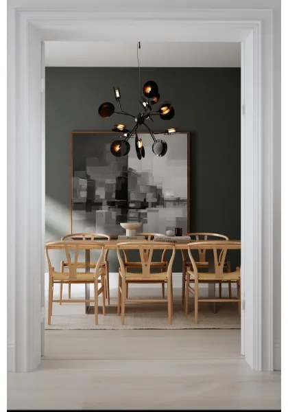 ByRydens 4202080-4002 - Luster na lanku TURNO 18xG9/4W/230V