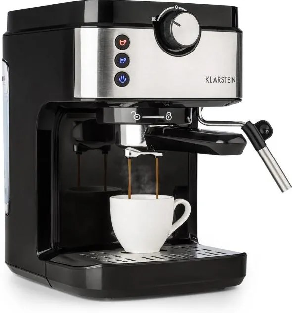 Klarstein BellaVita Espresso, kávovar, 20 bar, 1575 W, 900 ml, strieborný