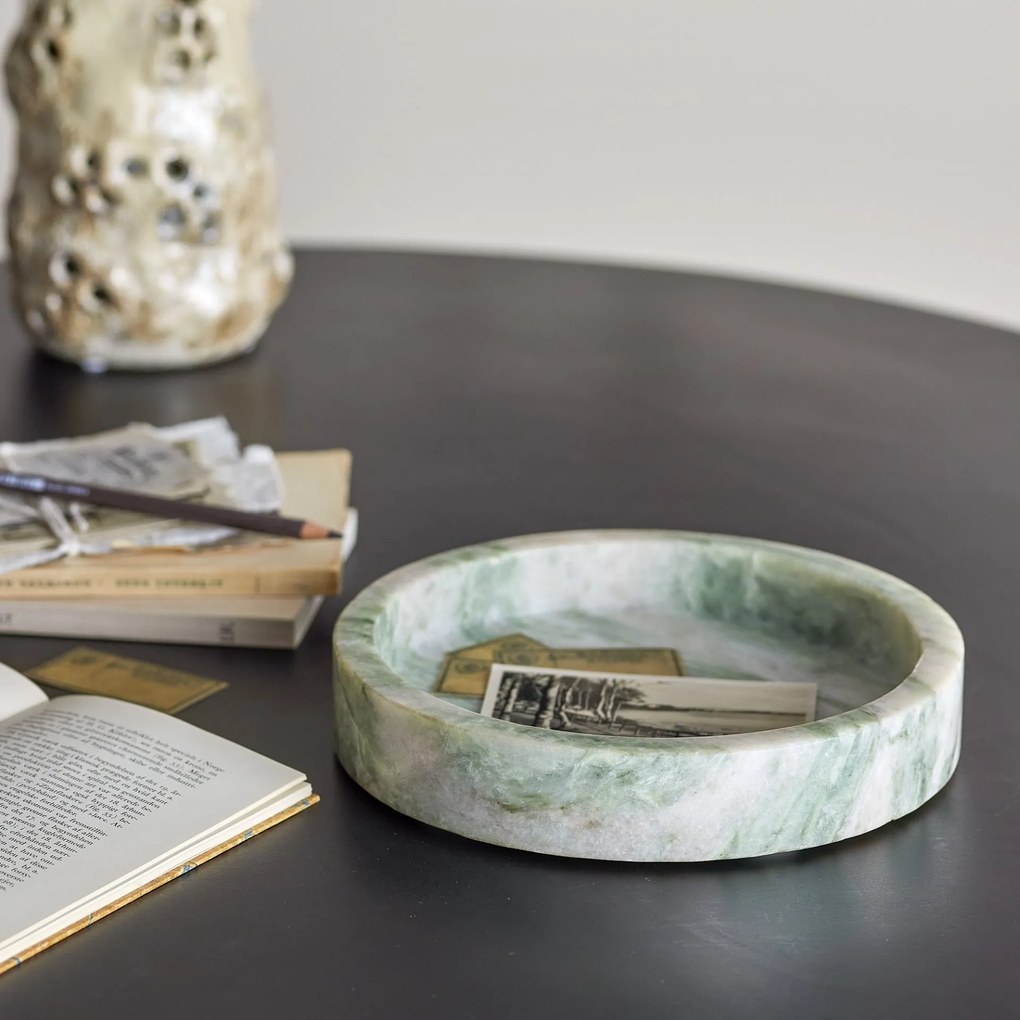 Bloomingville Mramorová dekoračná tácka ø 20cm Ivette