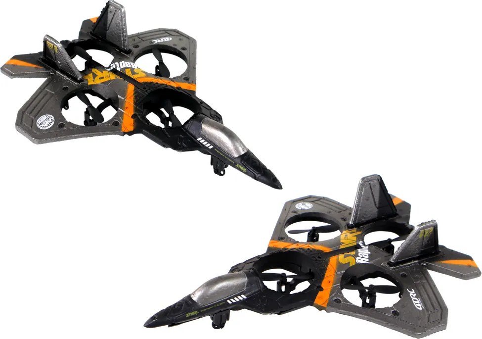 LEAN Toys Diaľkovo ovládané stíhacie lietadlo R/C Silver