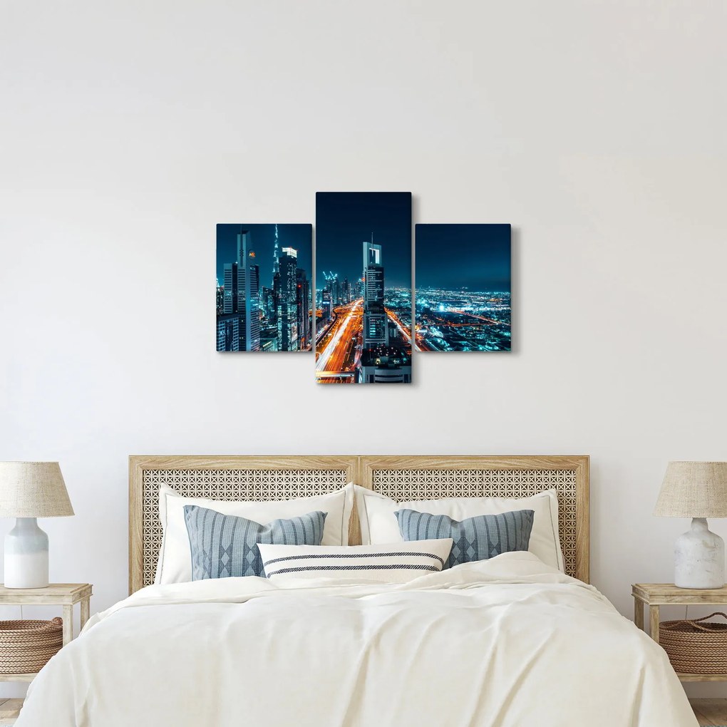 Obraz - Dubajská noc (90x60 cm)
