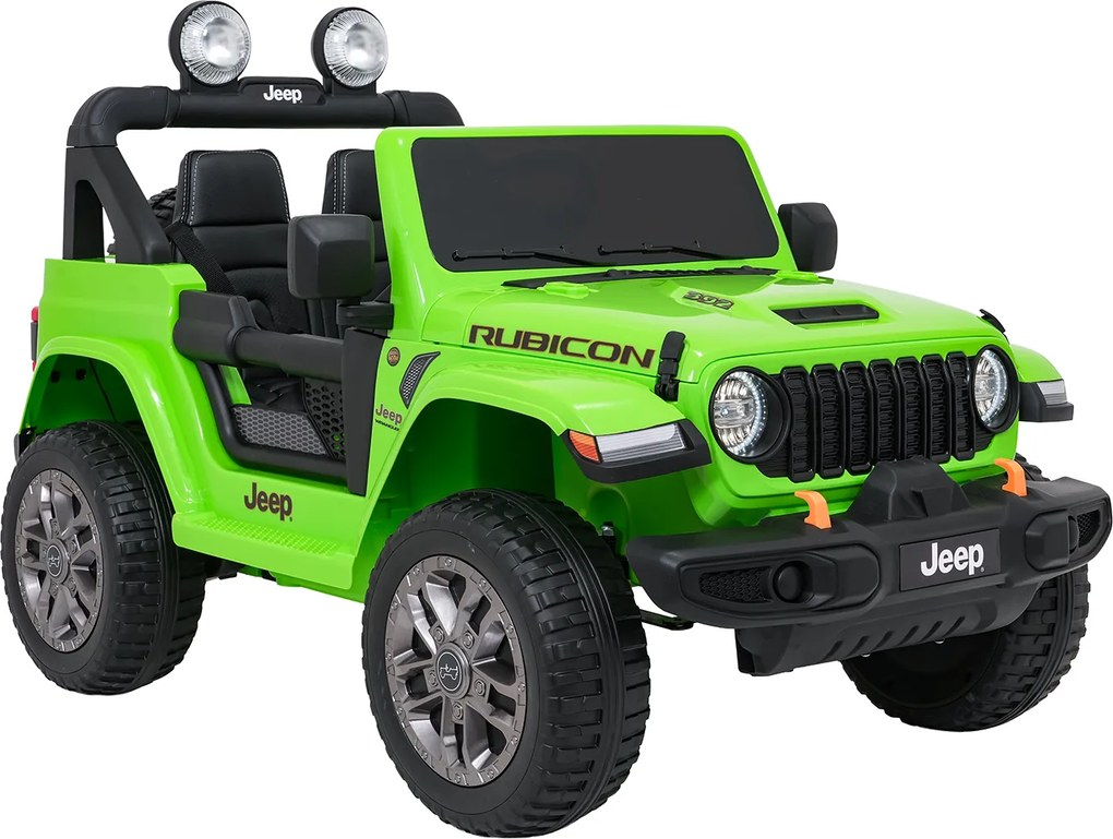 Ramiz Jeep Wrangler Rubicon LIFT elektrické autíčko pre deti zelené