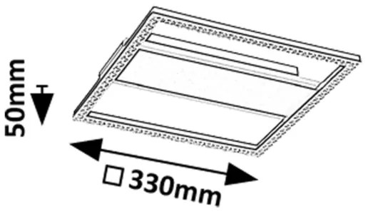 Rabalux 71373 - LED stropné svietidlo DONYA LED/24W/230V 4000K