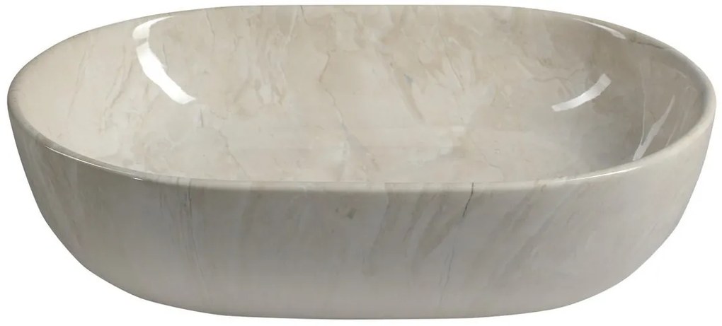 Sapho, DALMA keramické umývadlo 59x14x42 cm, marfil, MM427
