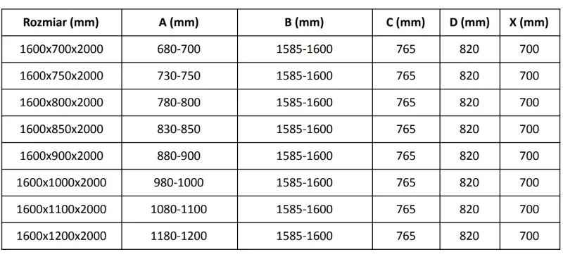 Mexen Velar, sprchový kút s posuvnými dverami 160(dvere) x 80(stena) cm, 8mm číre sklo, zlatá lesklá, 871-160-080-01-50