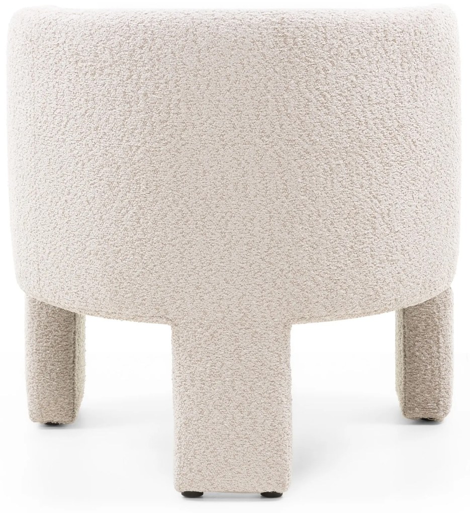 Designové křeslo LORRAINE světle béžové