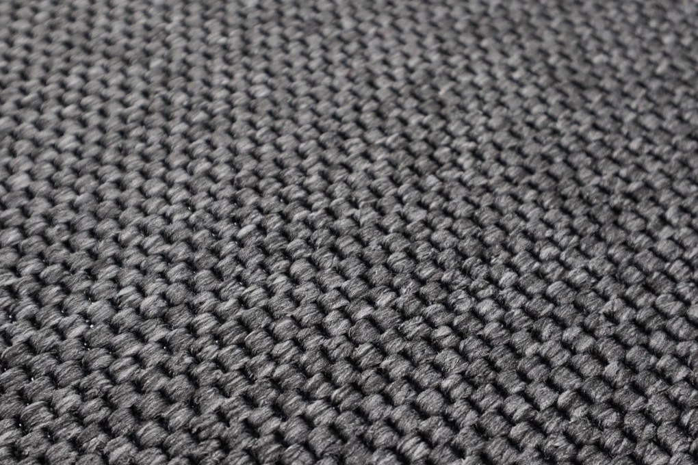 Timzo, Behúň na mieru Nature antracit, šíre 80 cm, šedá, chodba / predsieň