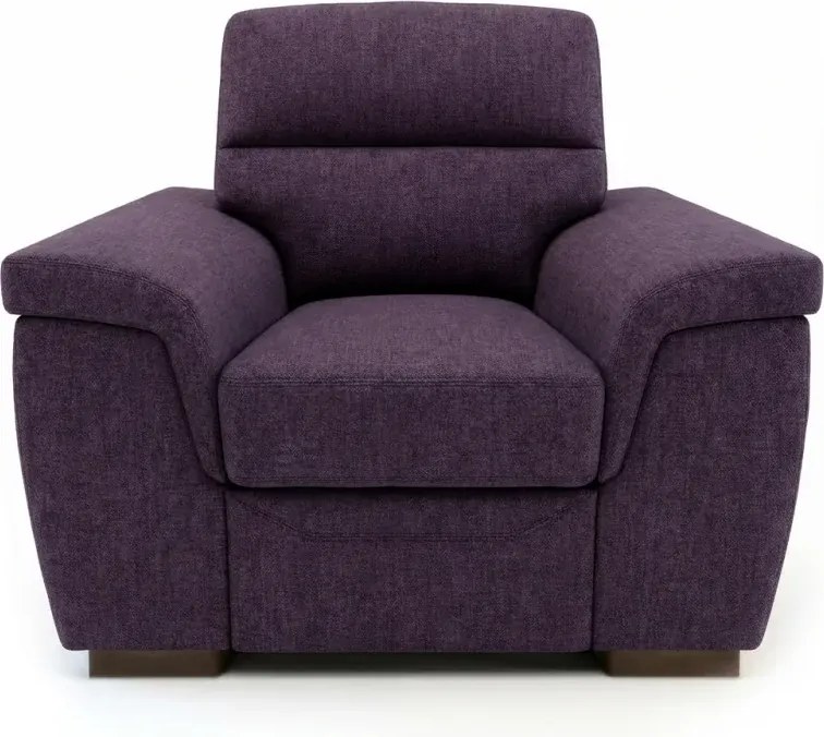 Sedacia zostava ROSSO II 3+2+1, fialová (enjoy new lux - 15 purple)