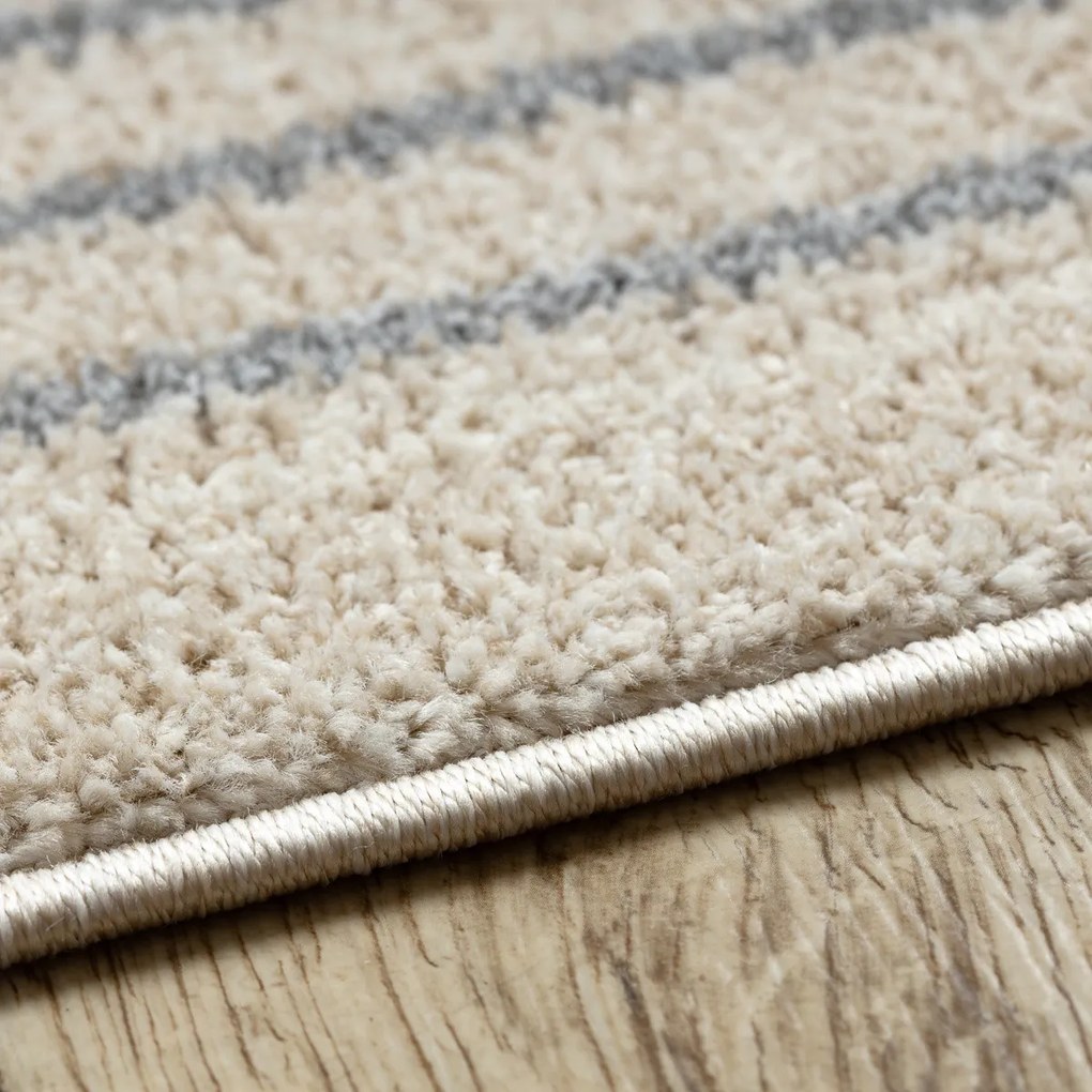 Dywany Łuszczów, Kusový koberec Fusion 0815 cream/beige, 180x270, béžová, kancelária