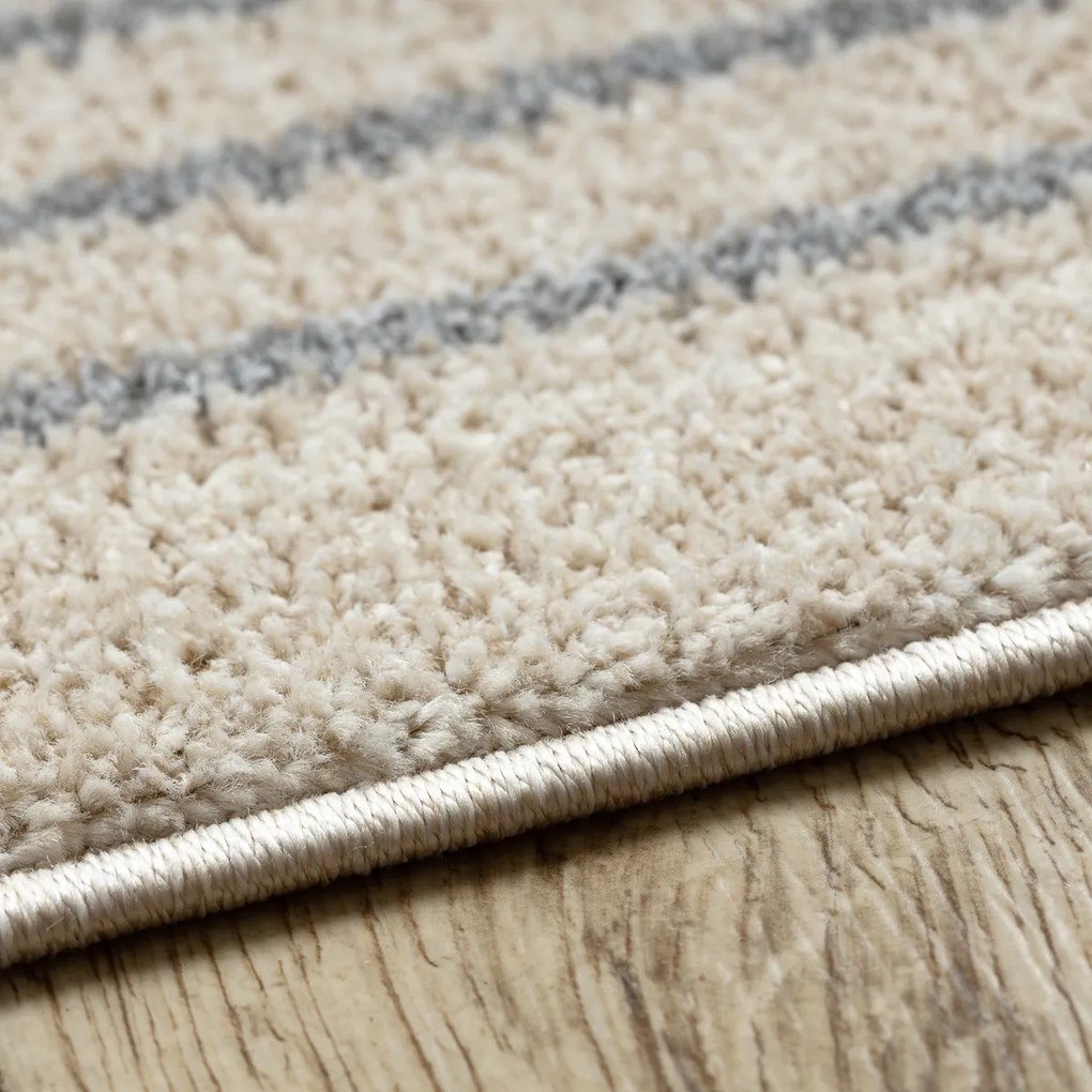 Dywany Łuszczów, Kusový koberec Fusion 0815 cream/beige, 200x290, béžová, kancelária