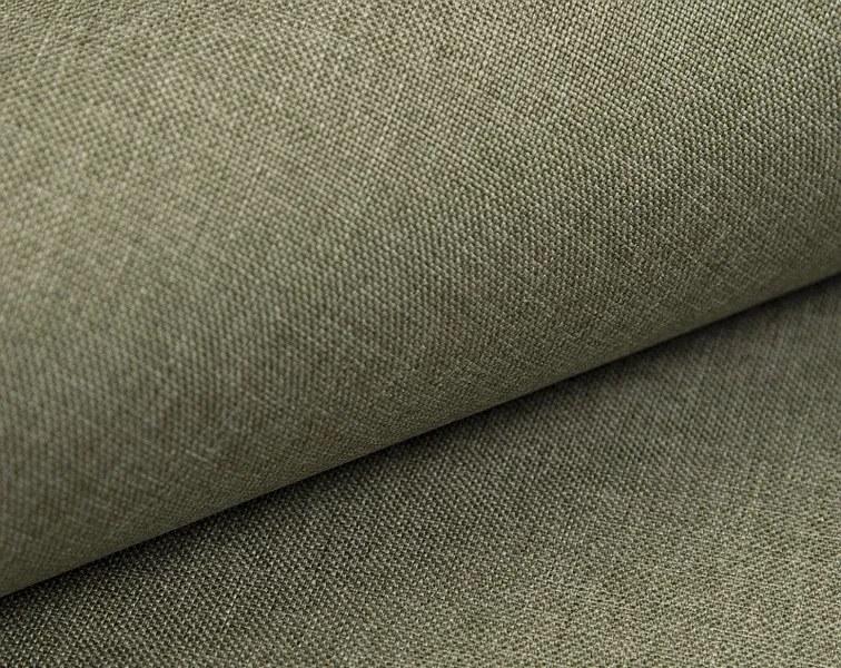 Rohová sedacia súprava Samba II, biela ekokoža/béžová látka