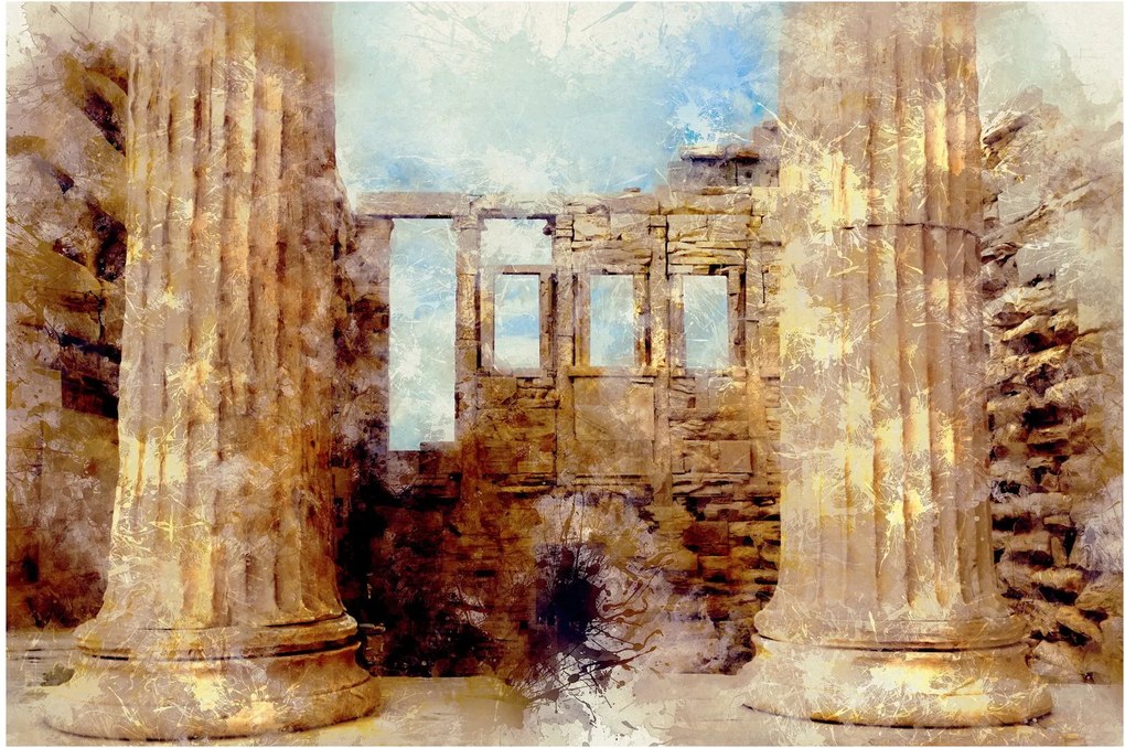 Obraz - Érechthéion, Atény, Grécko (90x60 cm)