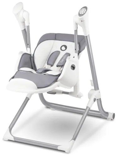 Lionelo - Detská jedálenská stolička NILES Grey 4xAA
