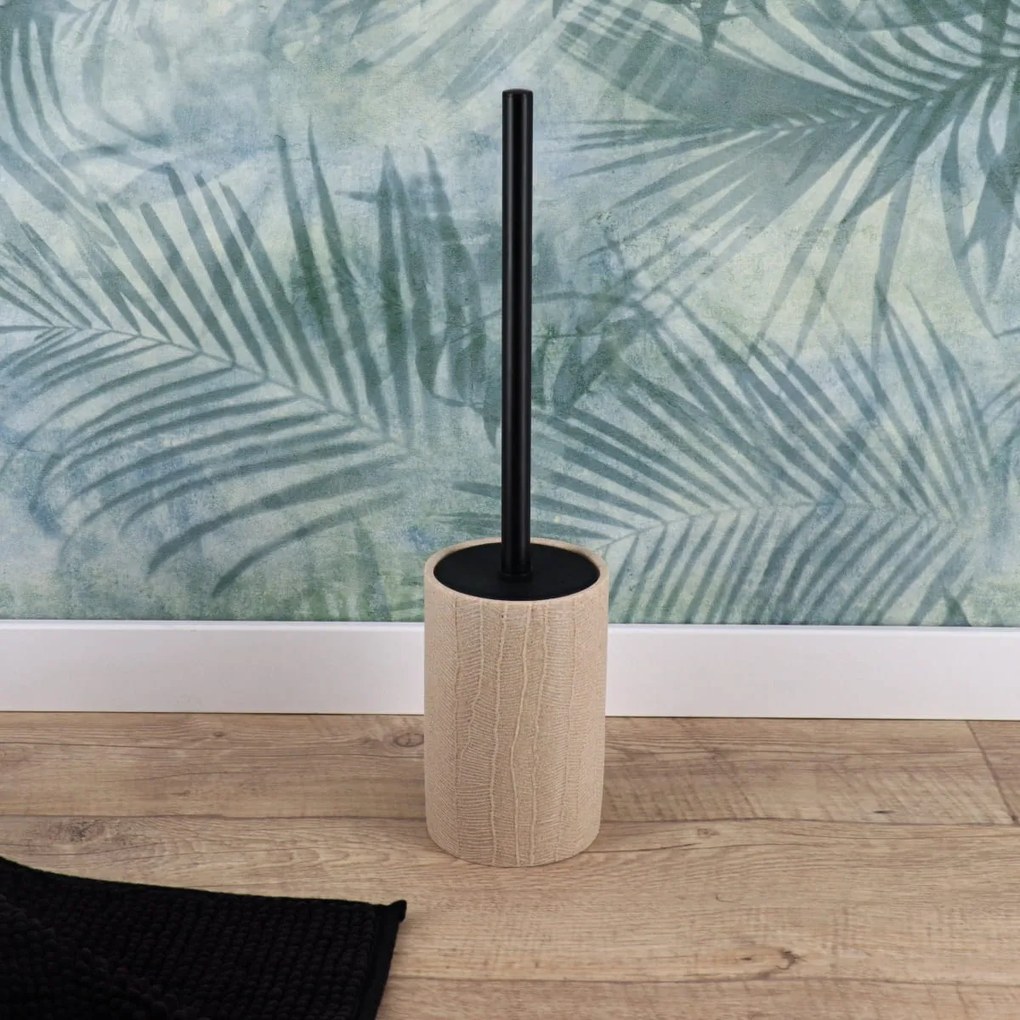 WC kefa Binchi, béžová/s čiernymi prvkami