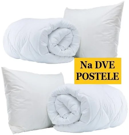 Paplón a vankúš ANTIALERGICKÝ Polyester 2ks 70x90 2Ks 140x200 cm