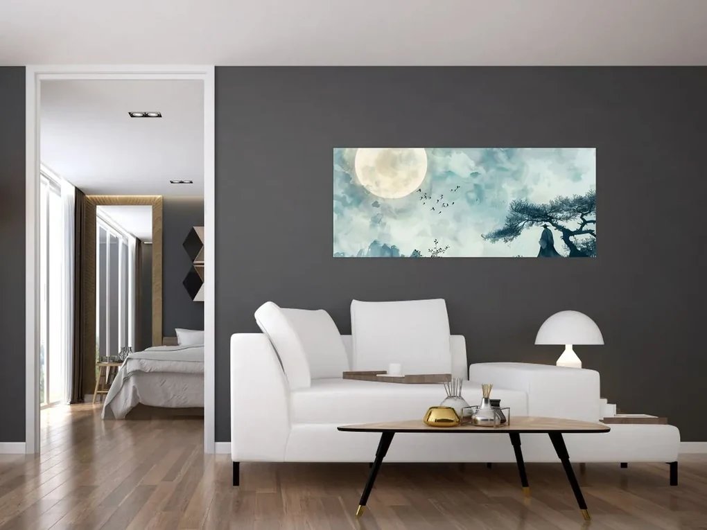 Obraz - Maľba splnu (120x50 cm)