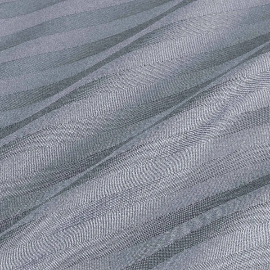 SATÉNOVÉ OBLIEČKY SATYNLOVE EXCLUSIVE CIZGILI 160X200 CM, 2KS 70X80 CM SIVÉ