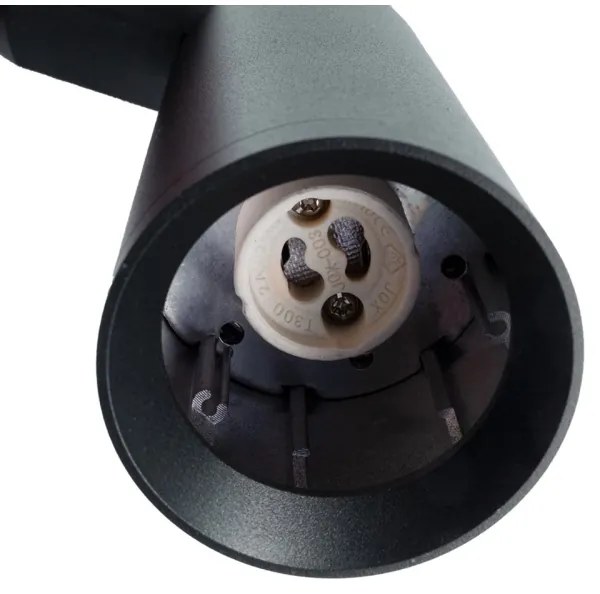 Bodové svietidlo do lištového systému MICA 1xGU10/25W/230V 3-fázové čierna