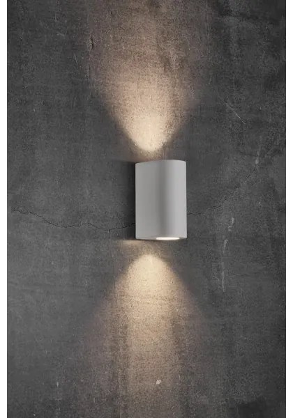 Nordlux - Vonkajšie nástenné svietidlo CANTO 2xGU10/28W/230V IP44 biela