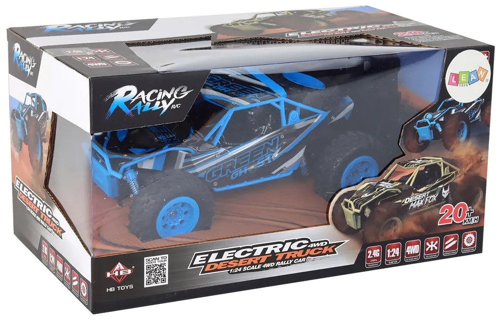 Lean Toys Modré terénne auto R/C – 1:24