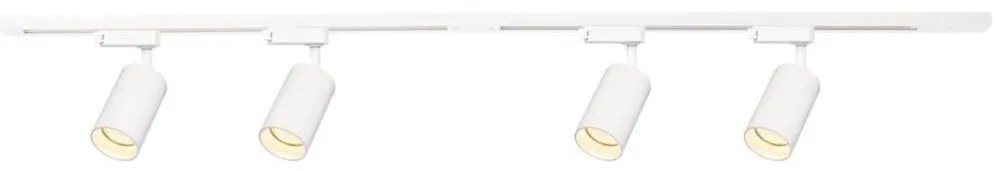 Bodové svietidlo v lištovom systéme PIPE 4xGU10/10W/230V biela