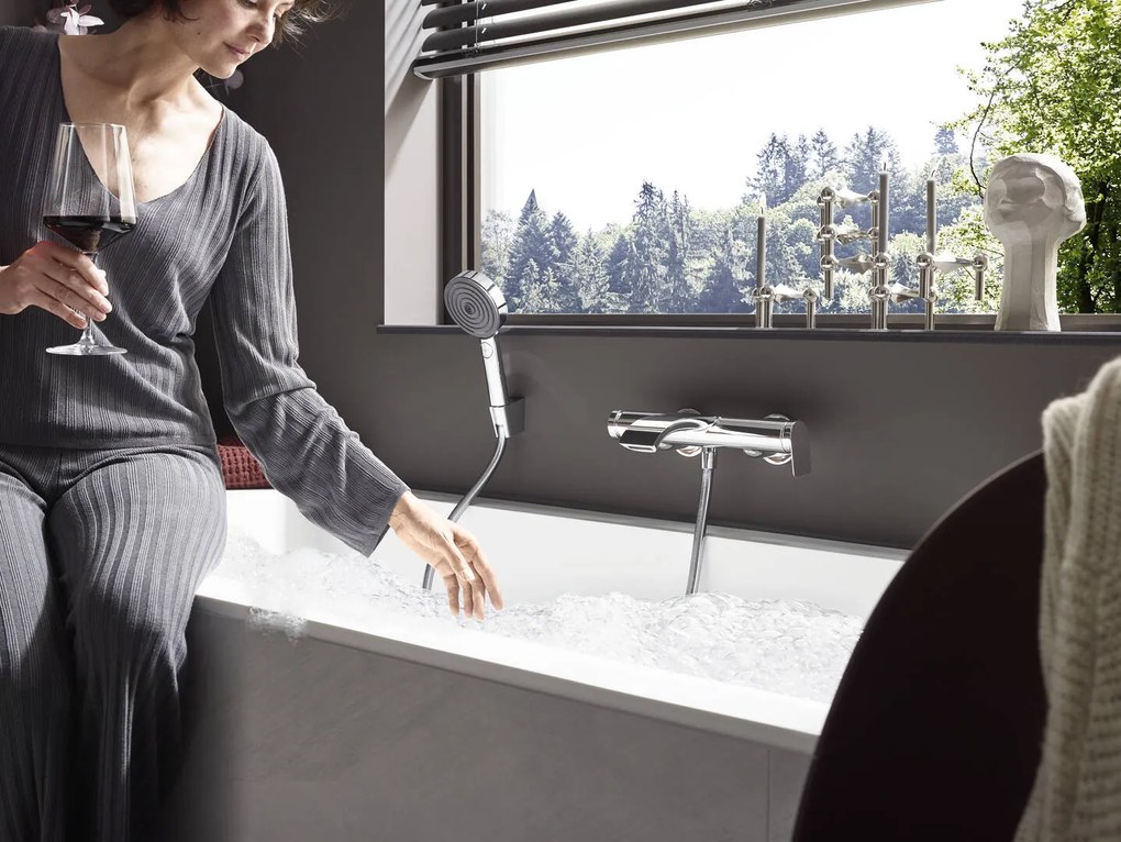 Hansgrohe Vivenis, nástenná vaňová batéria, chrómová, 75420000