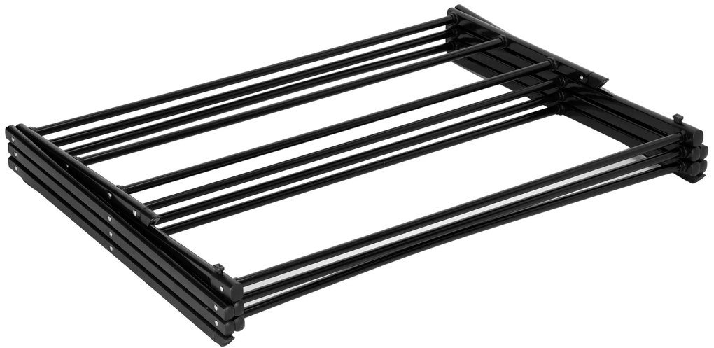 Skladací sušiak na bielizeň Hestia čierny