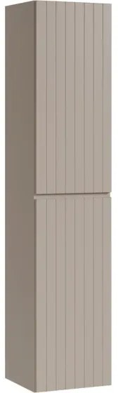 Koupelnová sestava Iconic 80 cm se zápustným umyvadlem, skříňkami a zrcadlem kašmír/bílá
