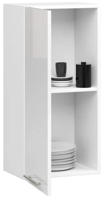 Horná kuchynská skrinka OLIWIA W40 H720 biela, lesk