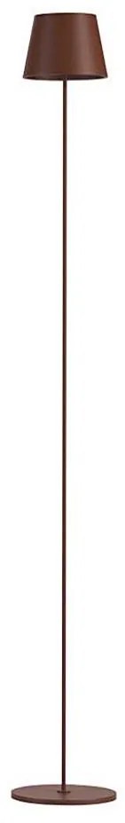 LED Stmievateľná nabíjacia stojacia lampa 3v1 LED/4W/5V 4400 mAh 3000K IP54 hnedá