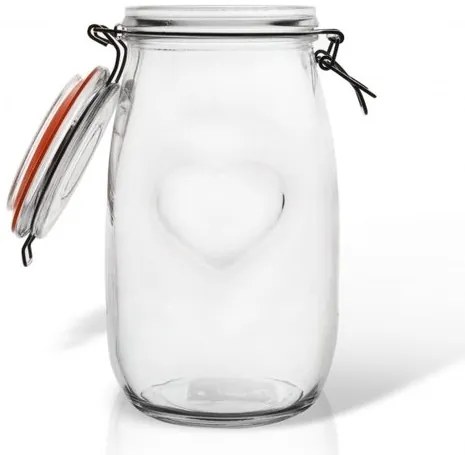 Orion Dóza sklo patent Bela srdce, 1,5 l , 1,5 l