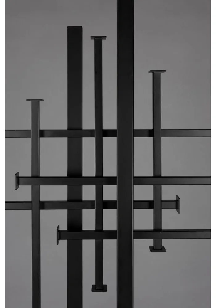 Čierny oceľový vešiak 71x185 cm Rumex – Dutchbone