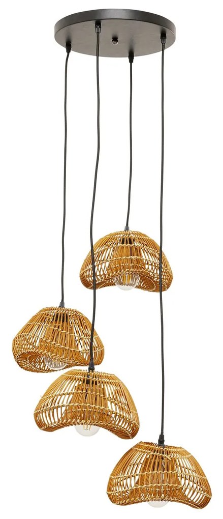 Aloha Drop Quattro visiaca lampa béžová 118 cm