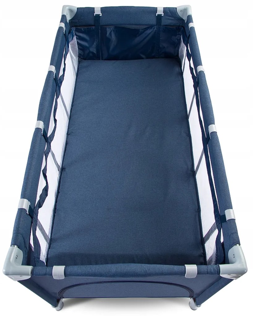 Cestovná postieľka CARETERO Basic Plus Navy