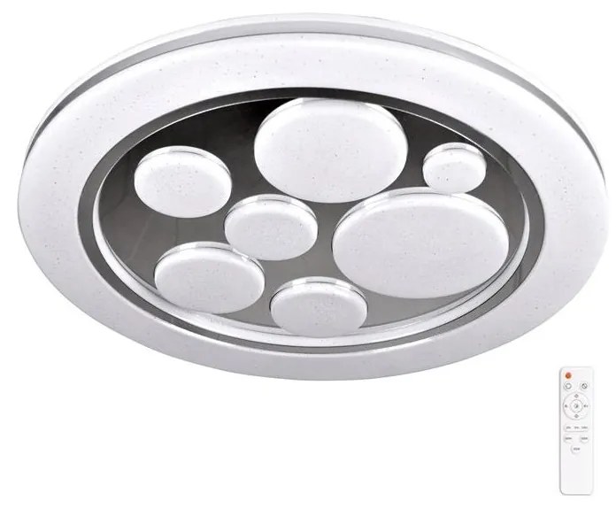 Polux LED Stmievateľné stropné svietidlo PLANET LED/48W/230V pr. 38 cm 3000-6000K + DO SA1597