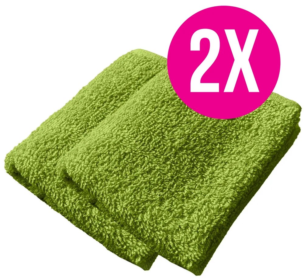 2x froté uterák Homa RIAN GREEN 30x50 cm