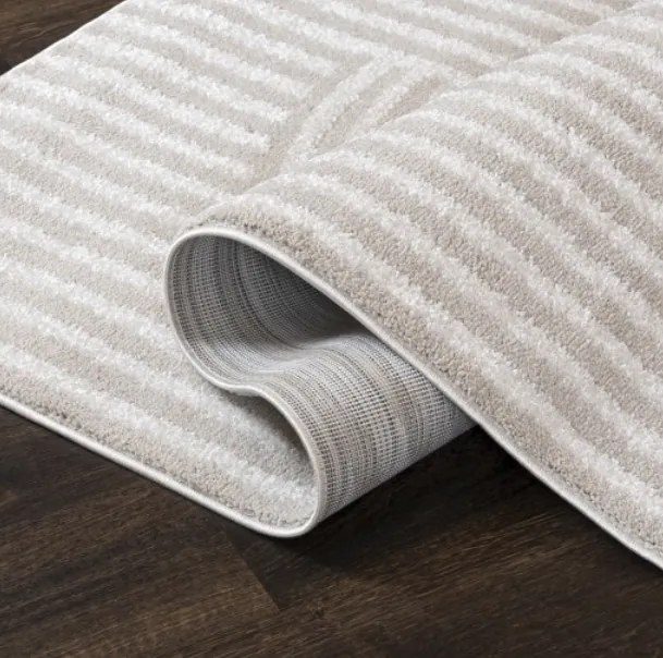 Moderný koberec v krémovej farbe Athos Šírka: 80 cm | Dĺžka: 150 cm