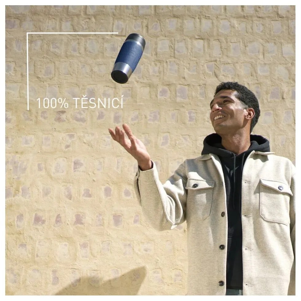 Tmavomodrý cestovný hrnček 360 ml – Tefal