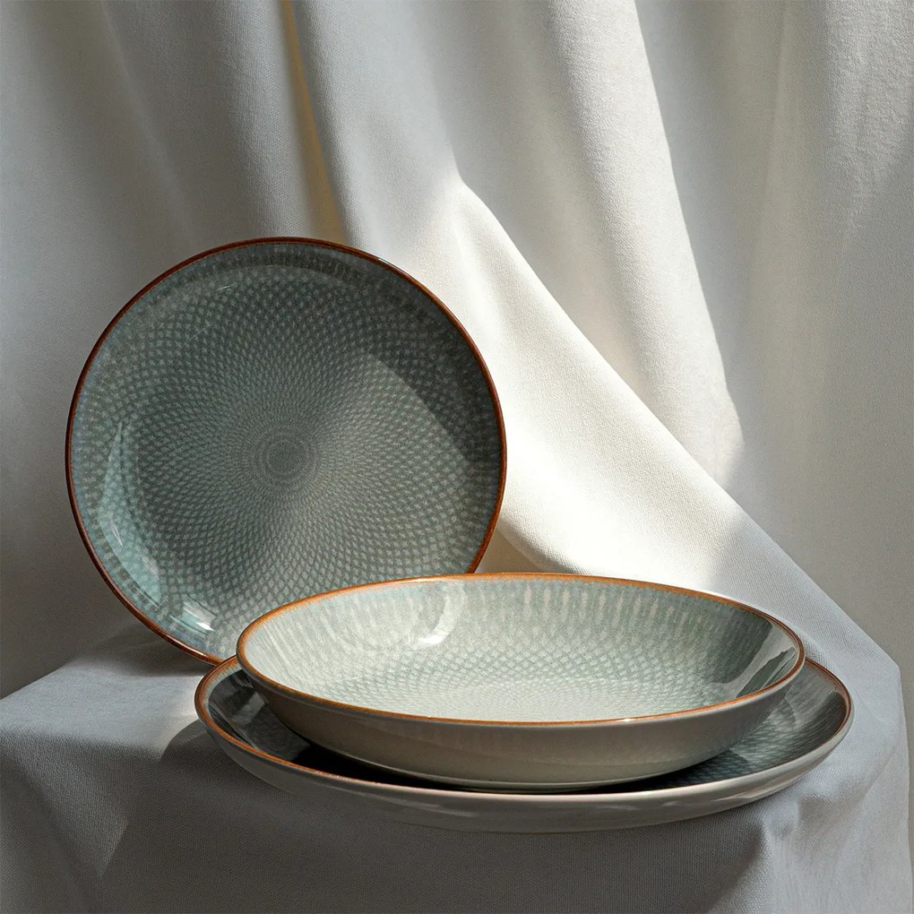 Tanier dezertný Coupe 20 cm set 4 ks - Elements Day Mandala - 492519