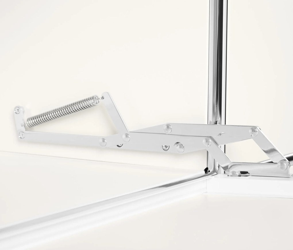 Veľká kovová odkladacia skrinka »CN3« so 6 výklopnými priehradkami, biela