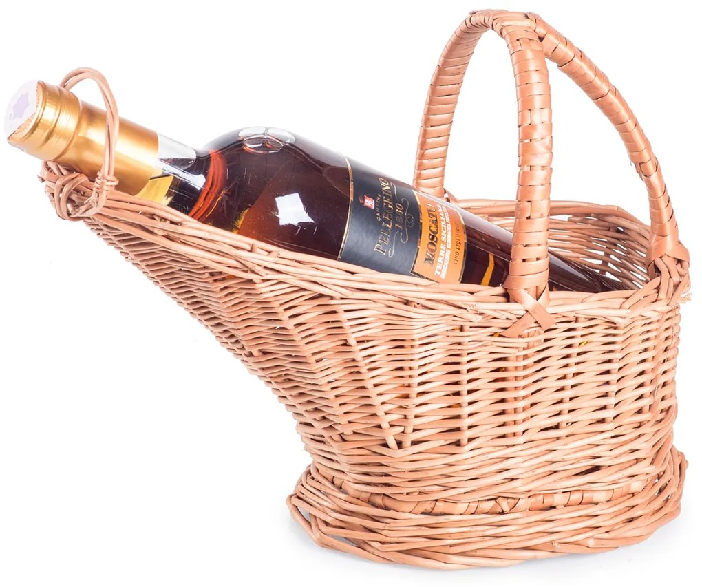 Prútený kôš na víno Trakai III.š. 30 x hl. 12 x v. 13/21(cm)