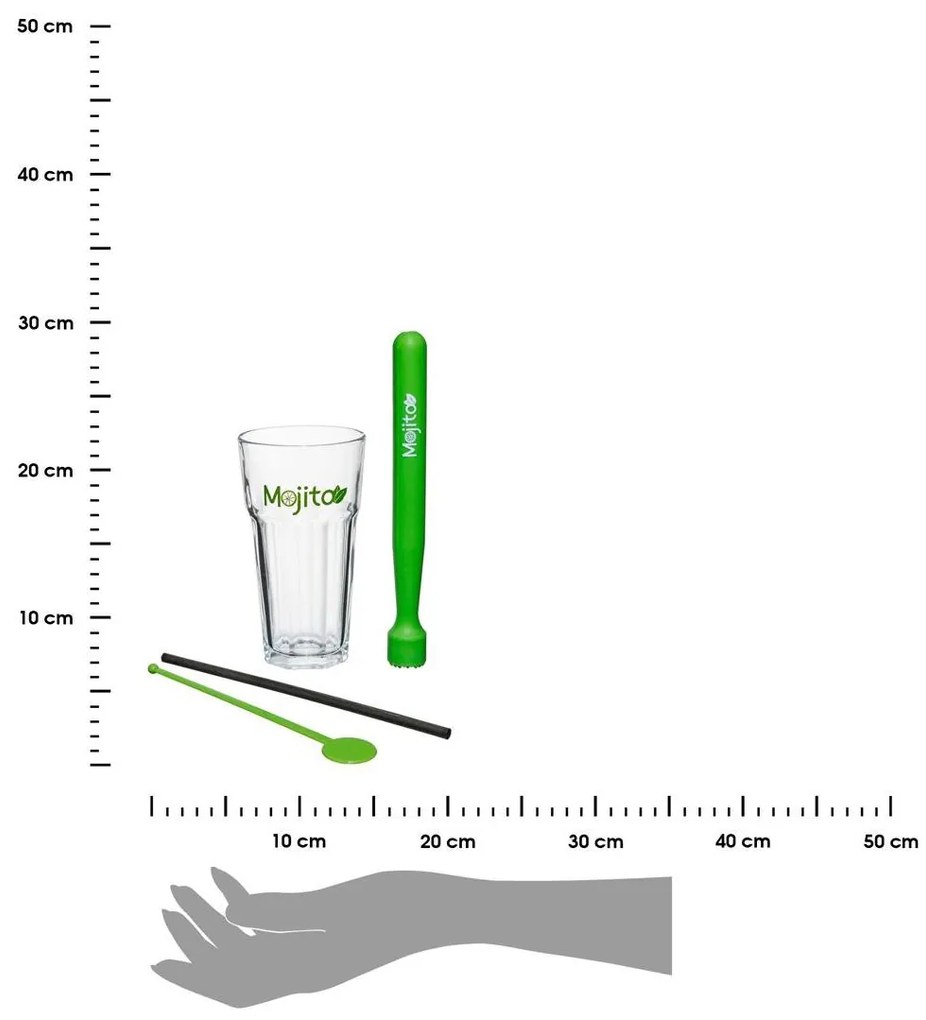 Kokteilový set Mojito 360 ml sada 13ks
