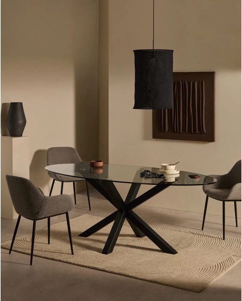 Čierne tienidlo ø 40 cm Mariela – Kave Home
