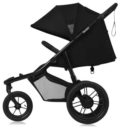 Lionelo - Športový kočík AZURA čierna