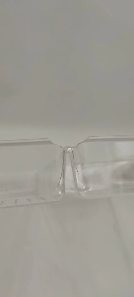 2. akosť - Organizér, vložka do zásuvky, transparentný FLEXI, 4 priehradky, celkom 31x31 cm