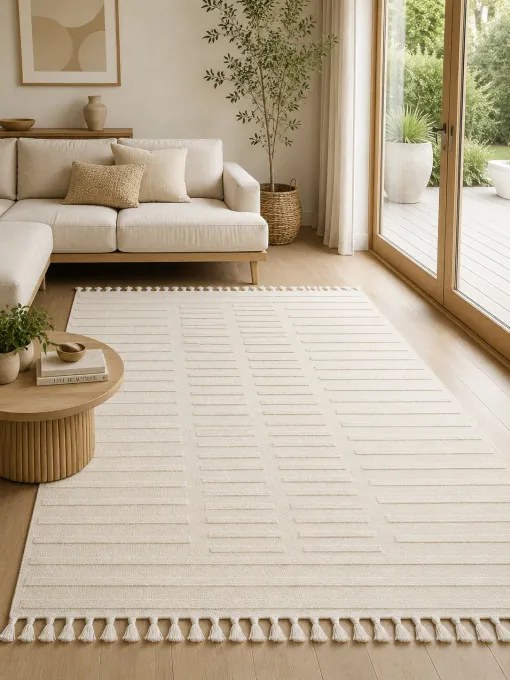 Koberec RIO LOOP YAA NF77D biely