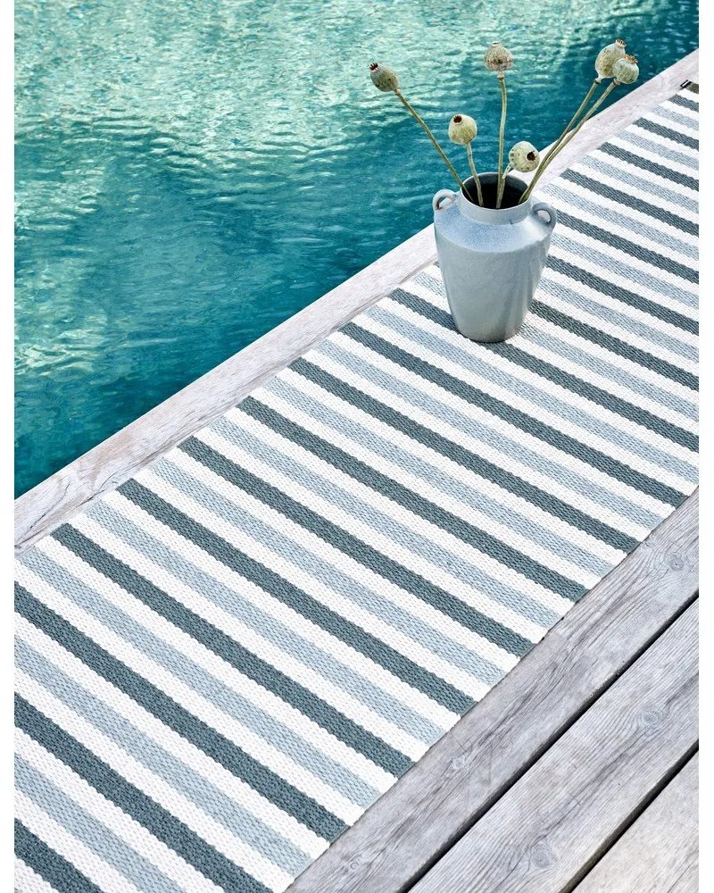 Zeleno-krémový vnútorný a vonkajší koberec 70x120 cm Teo Sage – Pappelina