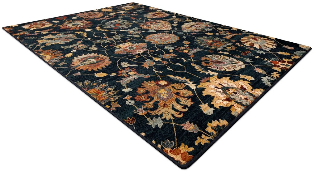 Vlnený koberec SUPERIOR LATICA Navy