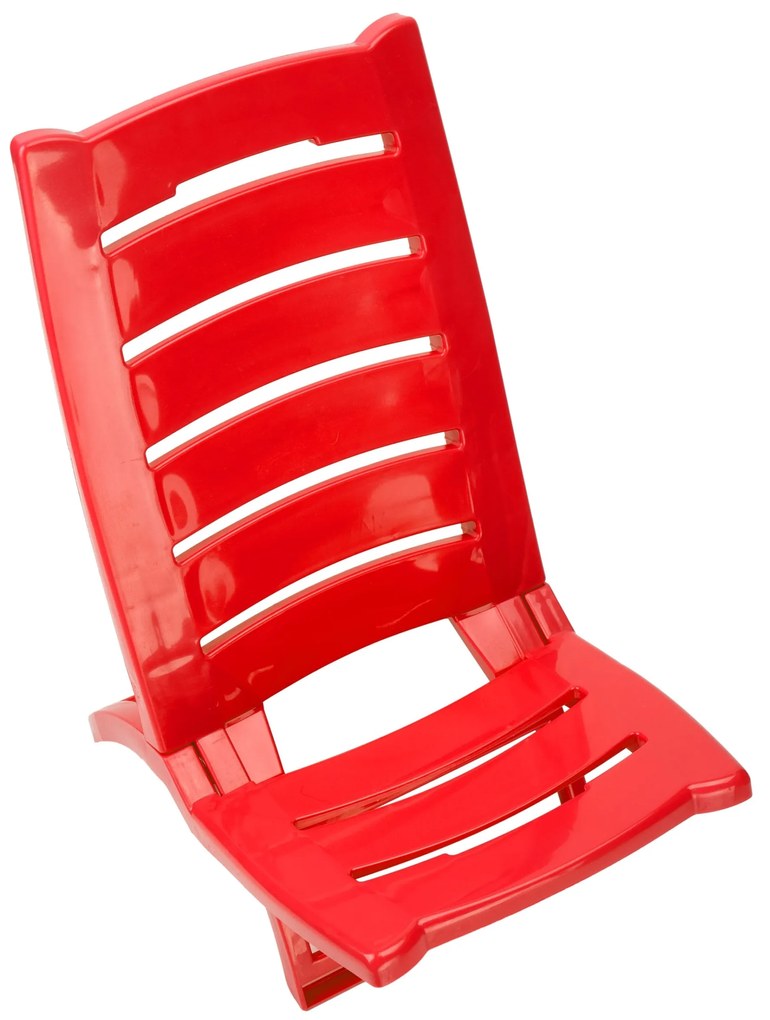 Plážové křeslo Tirreno červené