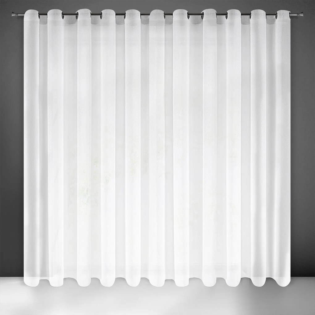 ZÁCLONA SAKALI 350X250 CM BIELA